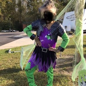 Girl Frankenstein costume size 8-10